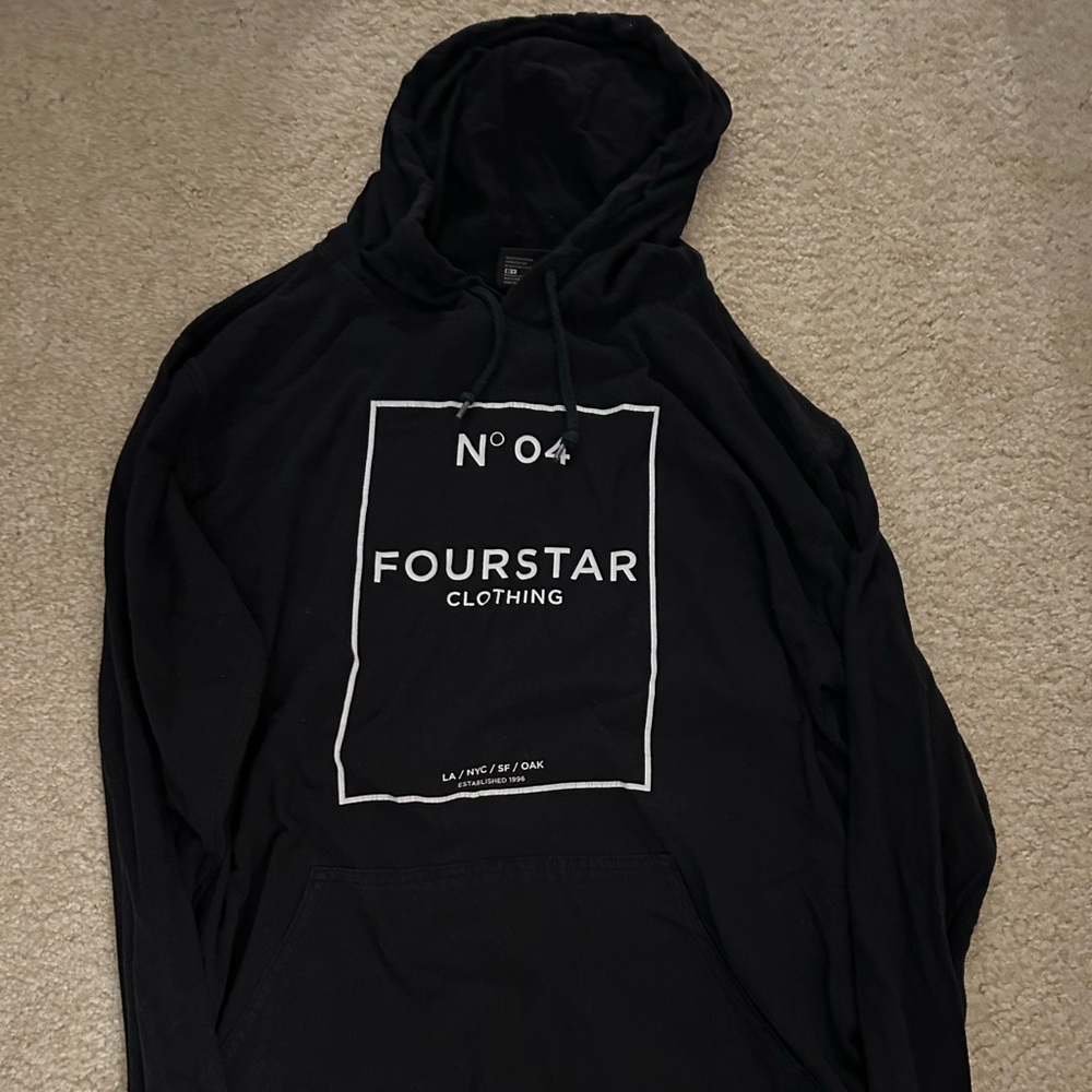 Vintage Fourstar Black Graphic pullover hoodie